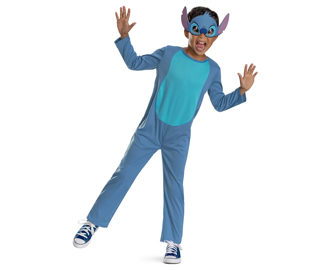 Costume Stitch Basic- Lilo & Stitch (licence), size M (7-8 years)